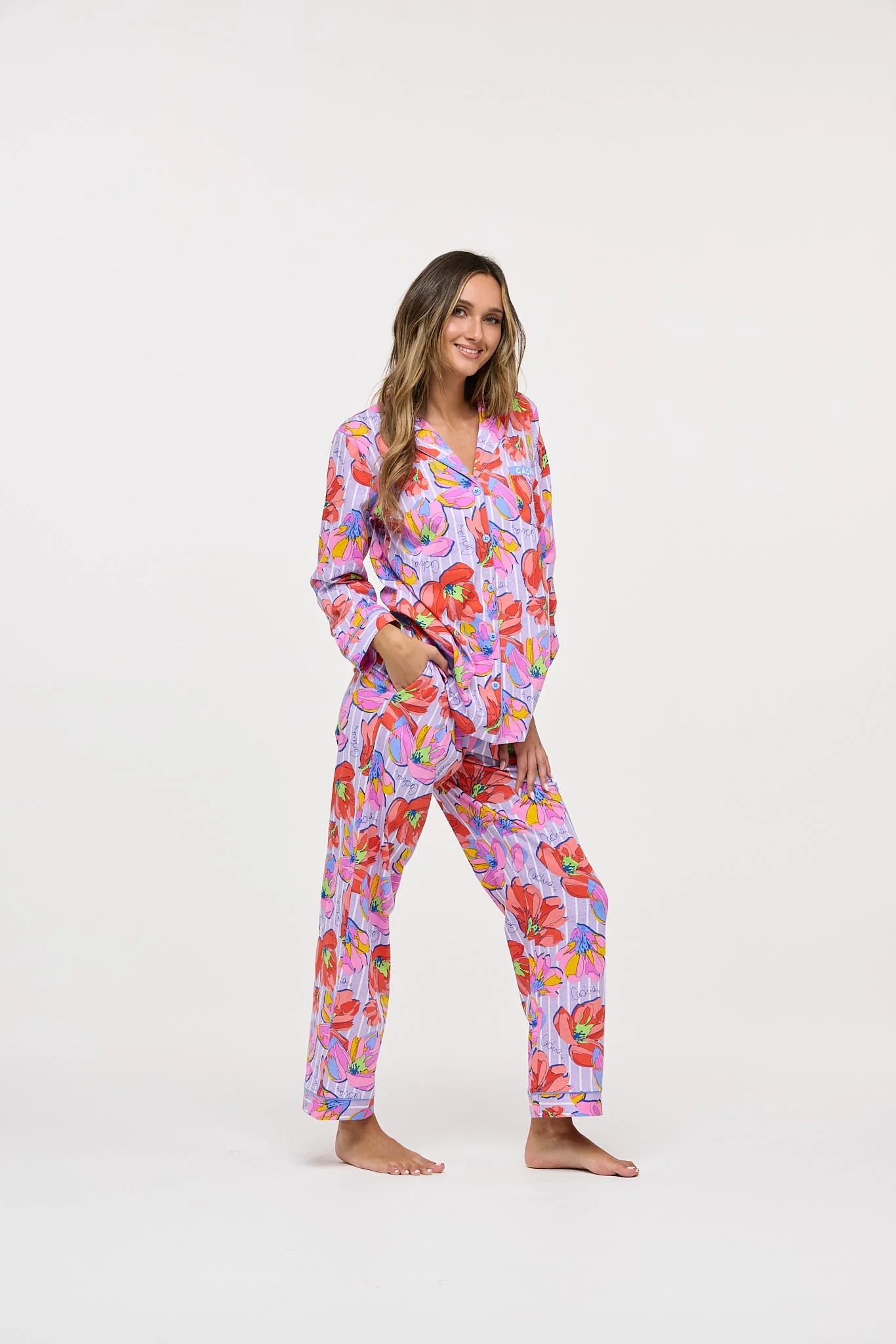 Zahli Floral Women's Pj Set - Image 3